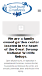 Mobile Screenshot of greatswampgreenhouses.com